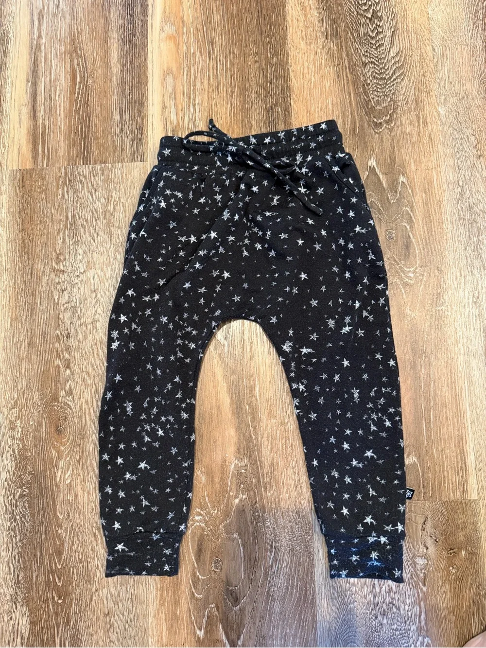 Pixie Lane Black Star Print Joggers Size 3